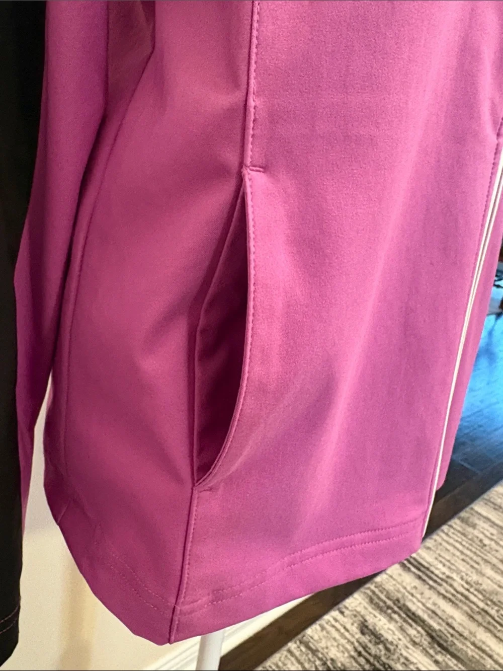 made for life Pink and Black Zip-Front Jacket Medium - Picture 4 of 12